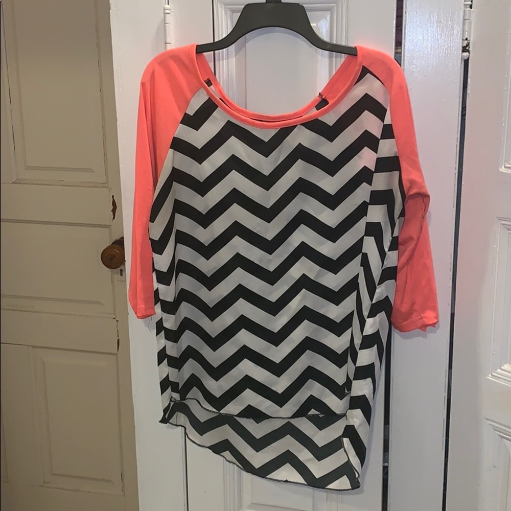 Chevron Quarter sleeve